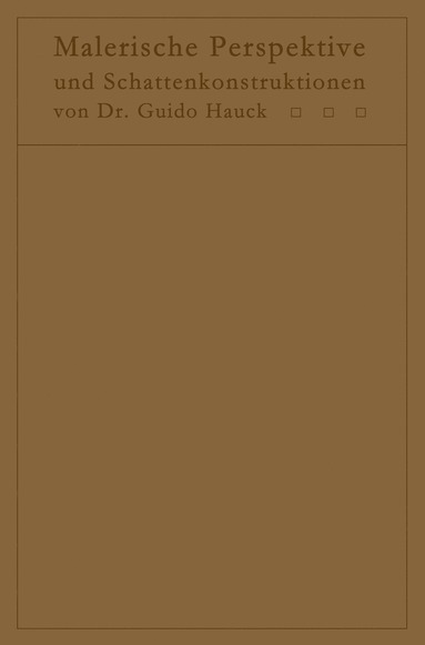 bokomslag Lehrbuch der malerischen Perspektive mit Einschluß der Schattenkonstruktionen