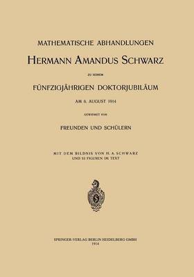 bokomslag Mathematische Abhandlungen Hermann Amandus Schwarz