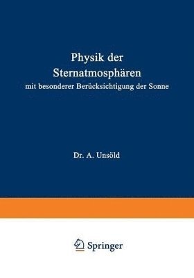 bokomslag Physik der Sternatmosphren