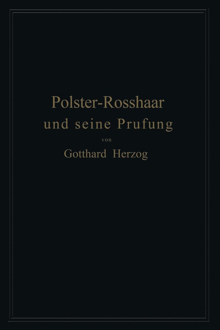 Polster-Rosshaar und seine Prfung 1