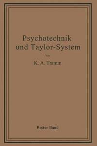 bokomslag Psychotechnik und Taylor-System
