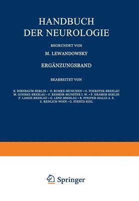 bokomslag Handbuch der Neurologie