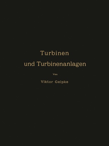 bokomslag Turbinen und Turbinenanlagen