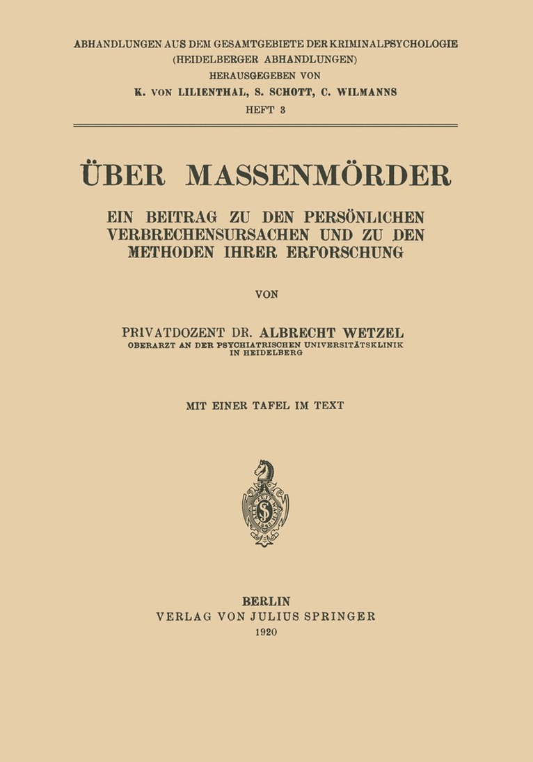 Über Massenmörder