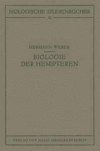 bokomslag Biologie der Hemipteren