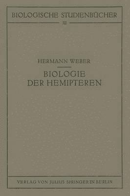 bokomslag Biologie der Hemipteren