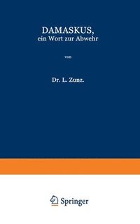 bokomslag Damaskus, ein Wort zur Abwehr: Nebst einem Verzeichniss der Schriften des Verfassers