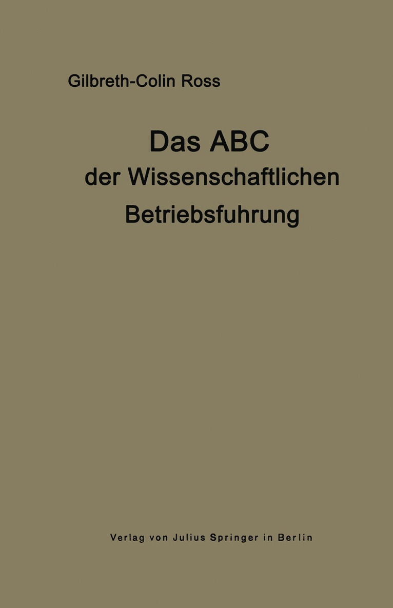 Das ABC der wissenschaftlichen Betriebsfhrung 1