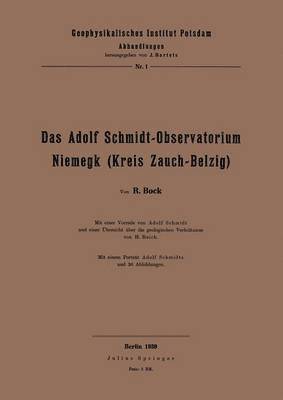 Das Adolf Schmidt-Observatorium Niemegk (Kreis Zauch-Belzig) 1