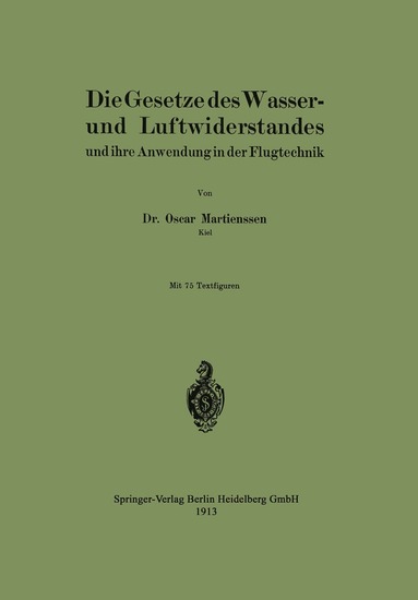 bokomslag Die Gesetze des Wasser- und Luftwiderstandes