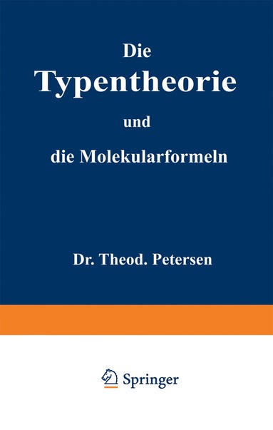 bokomslag Die Typentheorie und die Molekularformeln