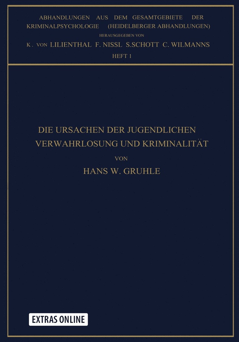 Die Ursachen der Jugendlichen Verwahrlosung und Kriminalität