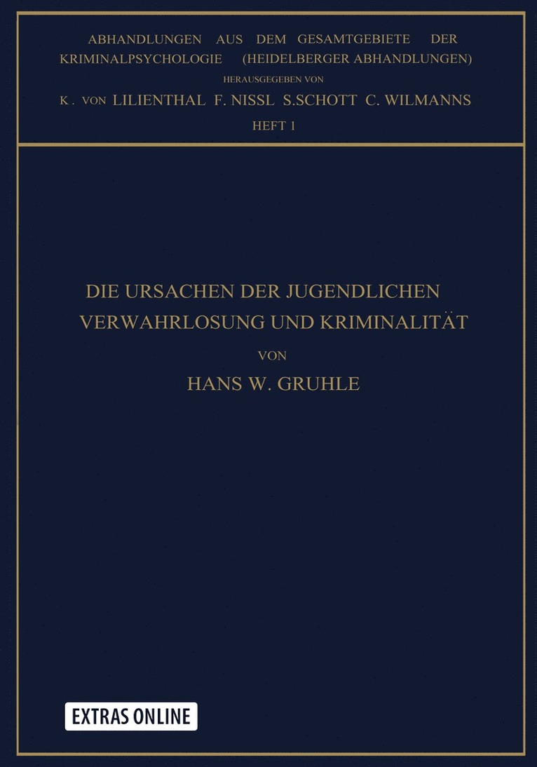 Die Ursachen der Jugendlichen Verwahrlosung und Kriminalitt 1