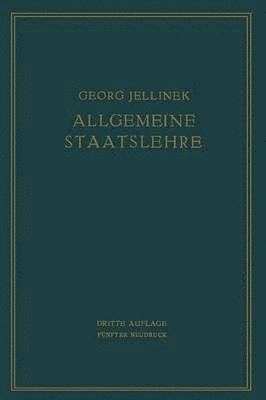 Allgemeine Staatslehre 1