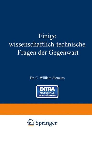 bokomslag Einige Wissenschaftlich-technische Fragen der Gegenwart