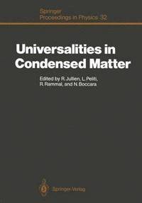 bokomslag Universalities in Condensed Matter