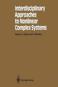 bokomslag Interdisciplinary Approaches to Nonlinear Complex Systems