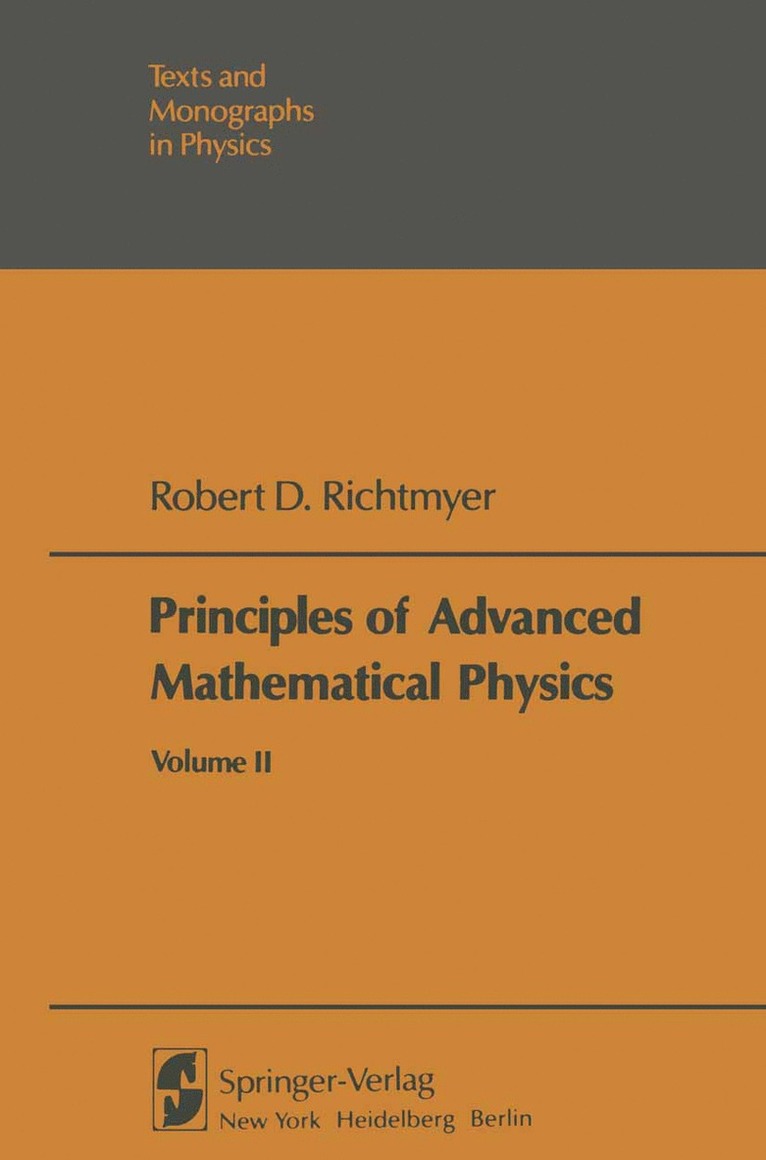 Principles of Advanced Mathematical Physics