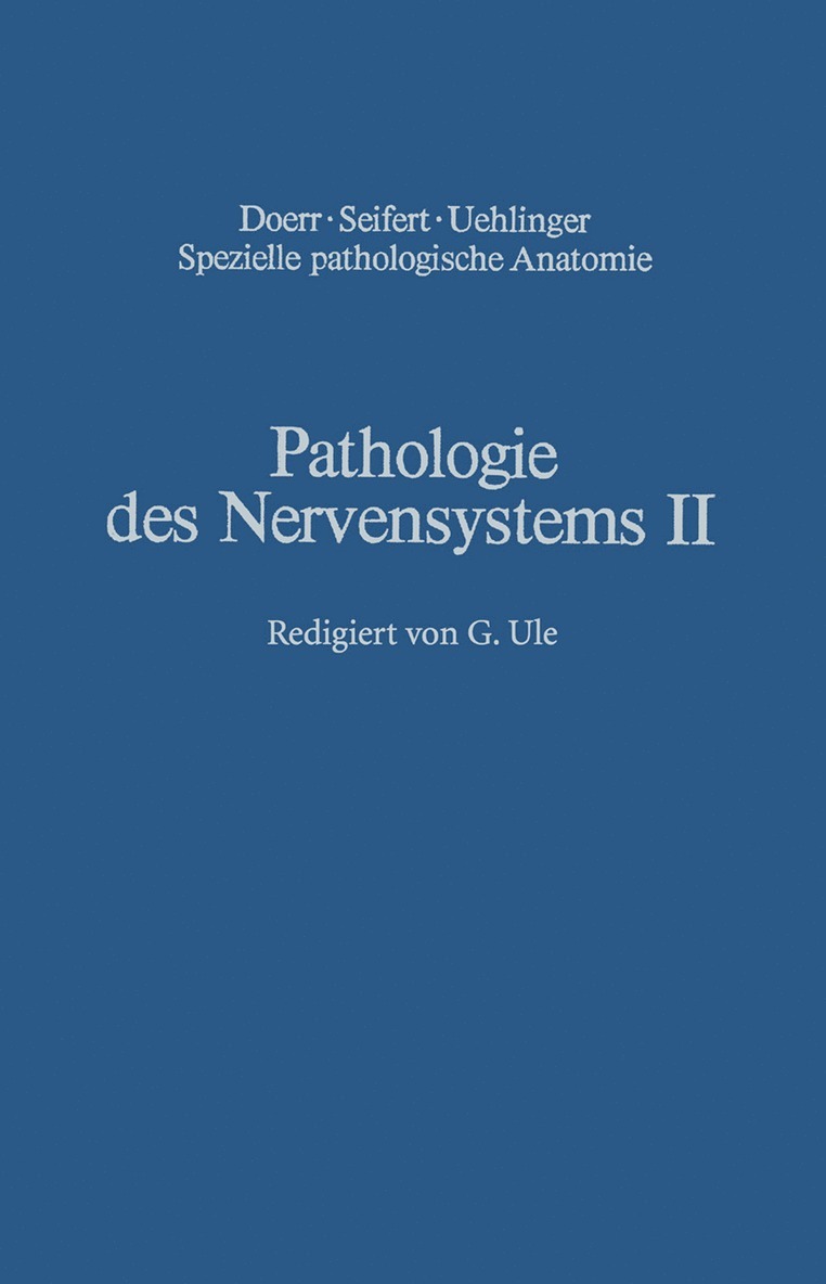 Pathologie des Nervensystems II 1