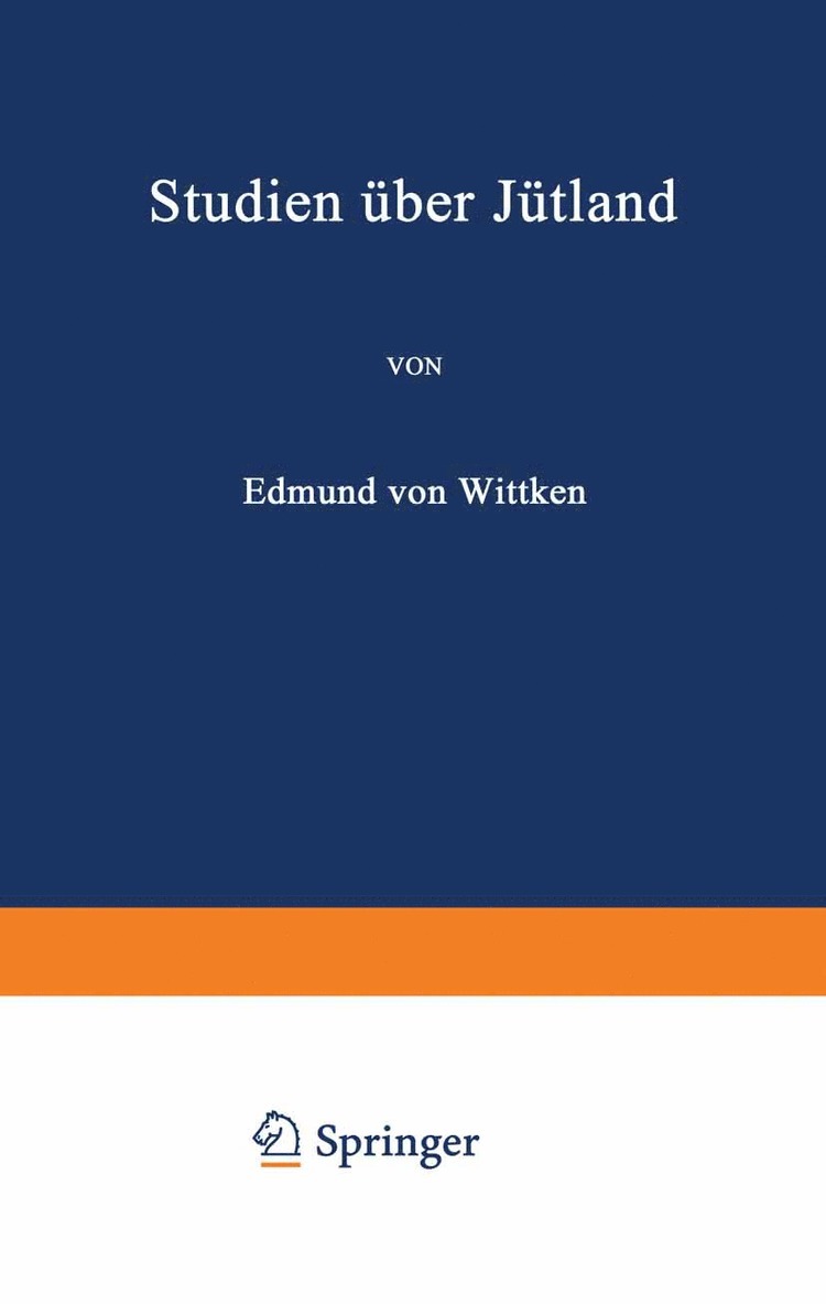 Edmund von Wittken, Edmund Von Wittken, Edmund Von Wittken - Studien über Jütland, Häftad