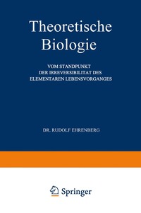 bokomslag Theoretische Biologie