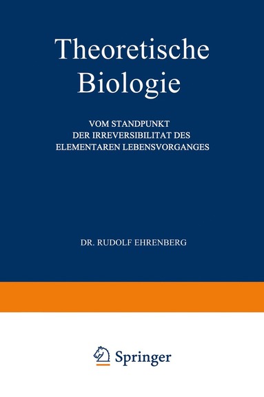 bokomslag Theoretische Biologie