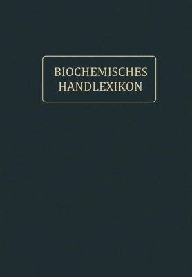 bokomslag Biochemisches Handlexikon