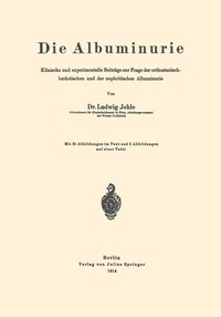 bokomslag Die Albuminurie