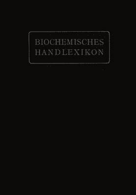 bokomslag Biochemisches Handlexikon