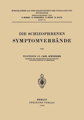 Die Schizophrenen Symptomverbnde 1