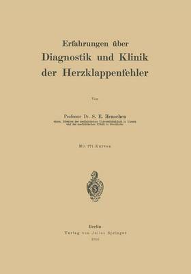 bokomslag Erfahrungen über Diagnostik und Klinik der Herzklappenfehler