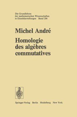 Homologie des algebres commutatives 1