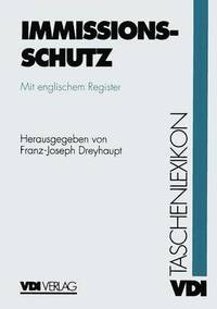 bokomslag VDI-Taschenlexikon Immissionsschutz