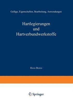 bokomslag Hartlegierungen und Hartverbundwerkstoffe