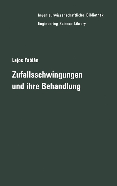 bokomslag Zufallsschwingungen und ihre Behandlung