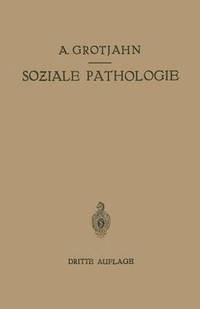 bokomslag Soziale Pathologie