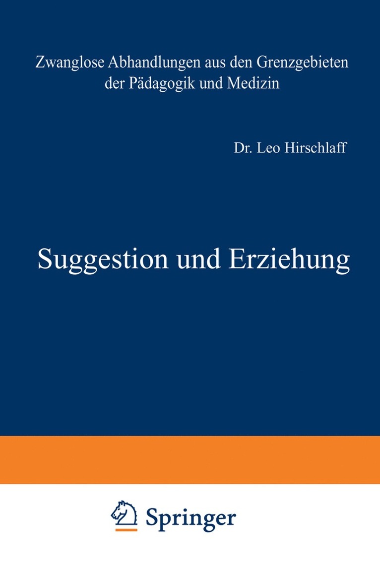 Suggestion und Erziehung