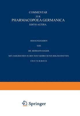 Commentar zur Pharmacopoea Germanica 1
