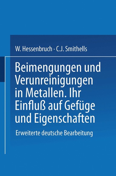 bokomslag Beimengungen und Verunreinigungen in Metallen