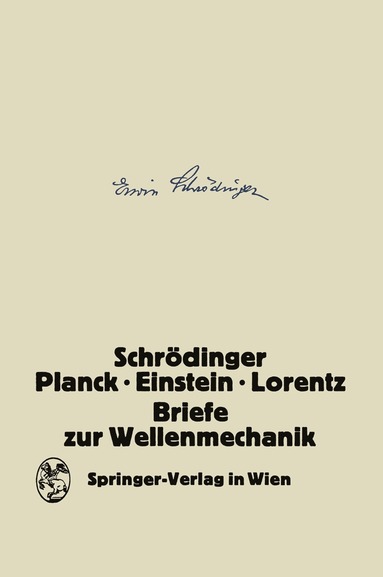 bokomslag Briefe zur Wellenmechanik
