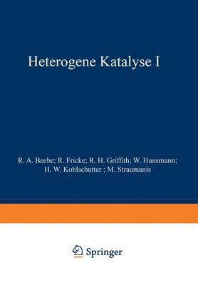 Heterogene Katalyse I 1