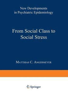 Matthias C. Angermeyer - From Social Class to Social Stress, Häftad