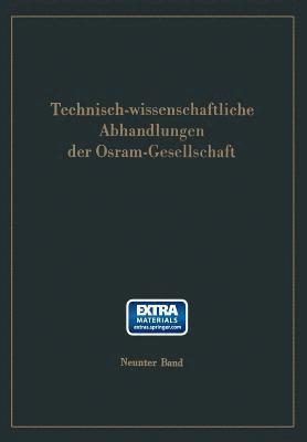 Arved Lompe - Technisch-Wissenschaftliche Abhandlungen Der Osram-Gesellschaft, Häftad