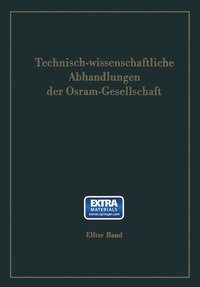 bokomslag Technisch-wissenschaftliche Abhandlungen der Osram-Gesellschaft