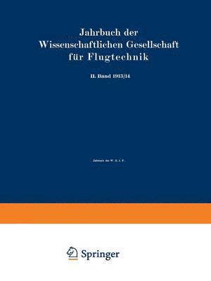 Jahrbuch der Wissenschaftlichen Gesellschaft fr Flugtechnik 1