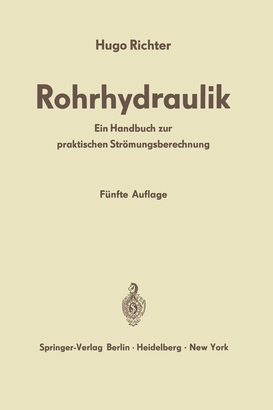 Hugo Richter - Rohrhydraulik, Häftad
