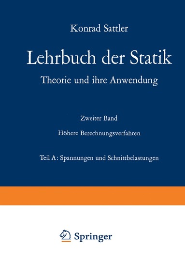 bokomslag Spannungen und Schnittbelastungen