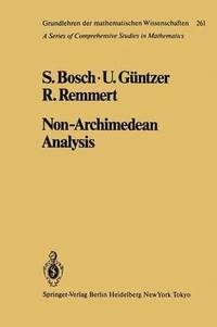 bokomslag Non-Archimedean Analysis