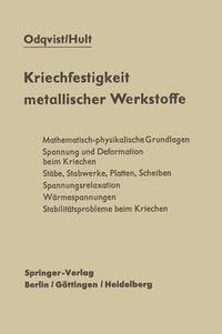 bokomslag Kriechfestigkeit metallischer Werkstoffe