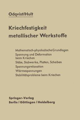 bokomslag Kriechfestigkeit metallischer Werkstoffe